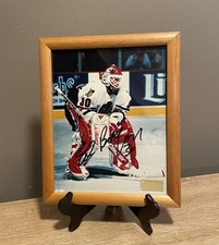 Ed Belfour SIGNATURE 30 Chicago Blackhawks 8x10” Photo NHL Goalie Autograph