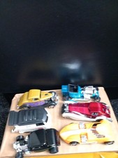 Set Of Six Vintage Toy Metal Cars