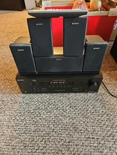 Sony STR-K750P Receiver Bundle W Surround Sound Remote (4) SS-MSP75 (1) SS-CNP75