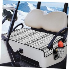 Golf Cart Seat Covers, Golf Cart Seat Towel Blanket for Most Golf Grey Geometry