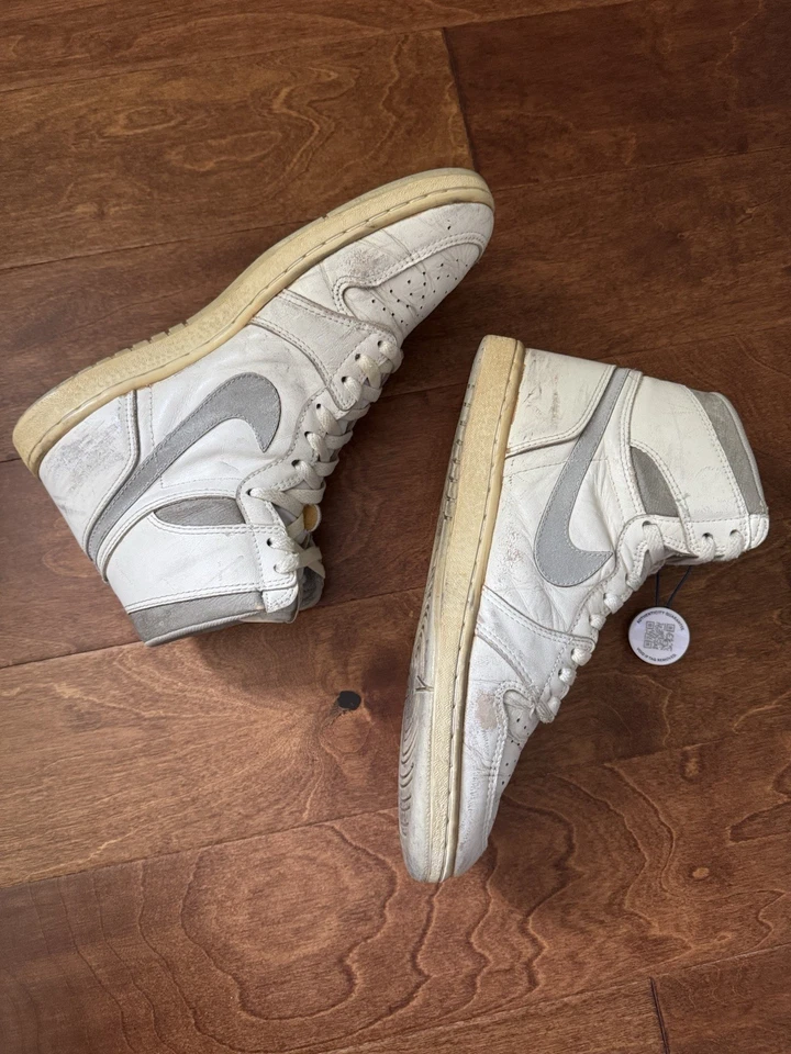 Talla 10.5 - Nike Air Jordan 1 1985 Alto Gris Natural Foto 3 de 4