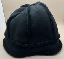 Koolaburra by UGG Bucket Hat Leather Suede Faux Fur Lined Winter Black Size L/XL UGG | Accessories | Ugg 2 Piece Set | Poshmark main image 2
