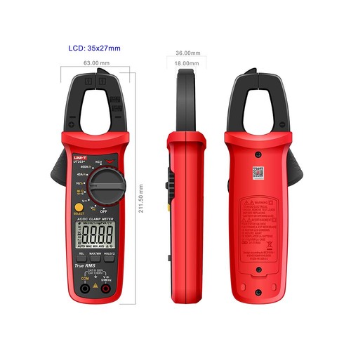 UNI-T UT203+ Digital Clamp Meter Current Measurement True RMS, NCV Intelligent - Picture 5 of 5