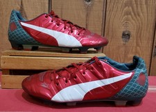 TACOS PUMA EVOPAWAER 1.2FG ROJO DORAGON HOMBRE TALLA 10 M RAROS