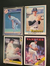 4 Vintage Mint Ron Guidry Baseball Cards