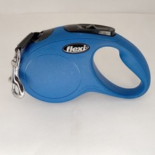 Flexi Classic S Retractable Dog Leash Tape 5m Blue Made in Germany
