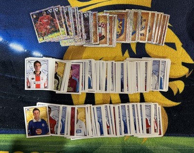 540 x Merlin Premier League 2001 Sticker Konvolut Lot 60 Folien Blue Back Box Mint 