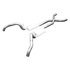 For Chevy Camaro 67-69 Exhaust System Pypes 409 Ss X-pipe Crossmember-back