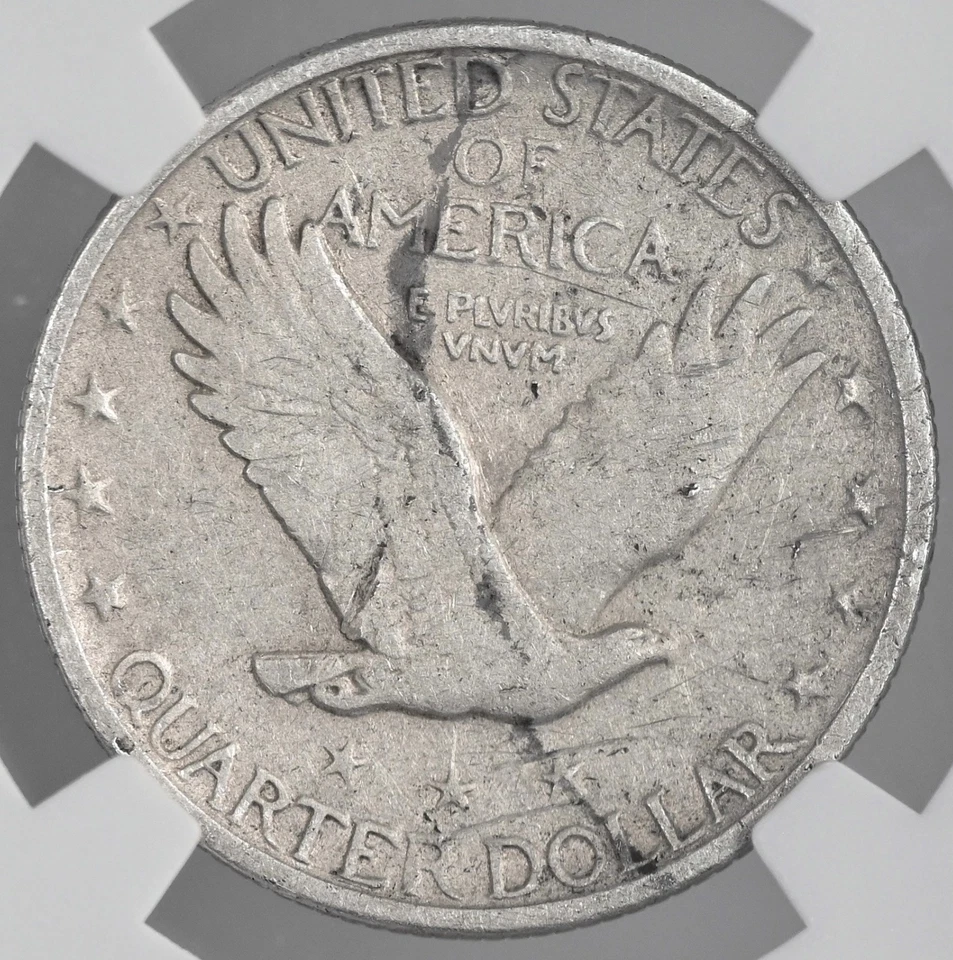 1927-S 25C STANDING LIBERTY QUARTER NGC FINE DETAILS "CLEANED" #8405238-002 - Image 3 of 4