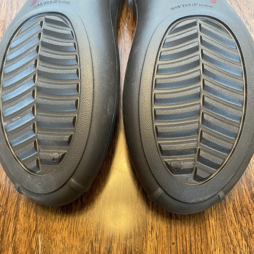 Crocs Olivia II Womens 11 Slingback Closed Toe Flats Espresso Rubber Comfort NEW - Picture 9 of 10