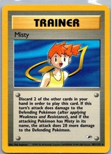 Misty 102/132 Gym Heroes Rare Unlimited Pokemon on eBay