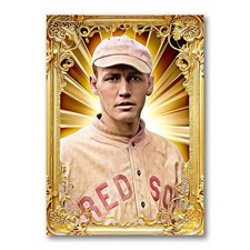 Smoky Joe Wood Golden Icon Art Card 01/20 Starpop Signed Trading Card Print