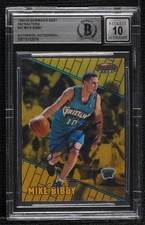 BAS 1999-00 Bowman's Best Refractor 59/400 Mike Bibby #33 BGS Authentic Auto 3c7