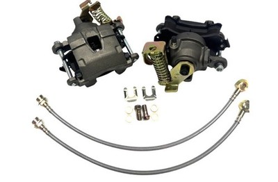 1979-85 Buick Cadillac Eldorado Olds Rear Loaded E Brake Calipers & Hoses RETURN
