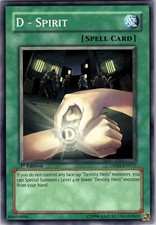 Yu-Gi-Oh TCG D - Spirit DP05-EN017 1st Edition Regular Common Card NM