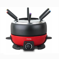 Elektro Fondue Set 6 Fondue-Gabeln Fondue-Topf 800 Watt H.Koenig ALP1800