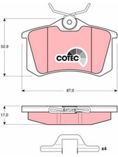 TRW Brake Pads (GDB1328)