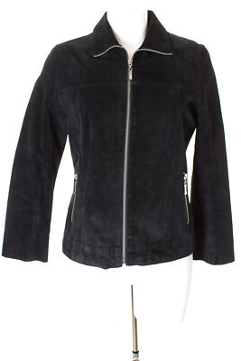 in Extenso Jacke Lederjacke Leder Damen Gr. L in Schwarz
