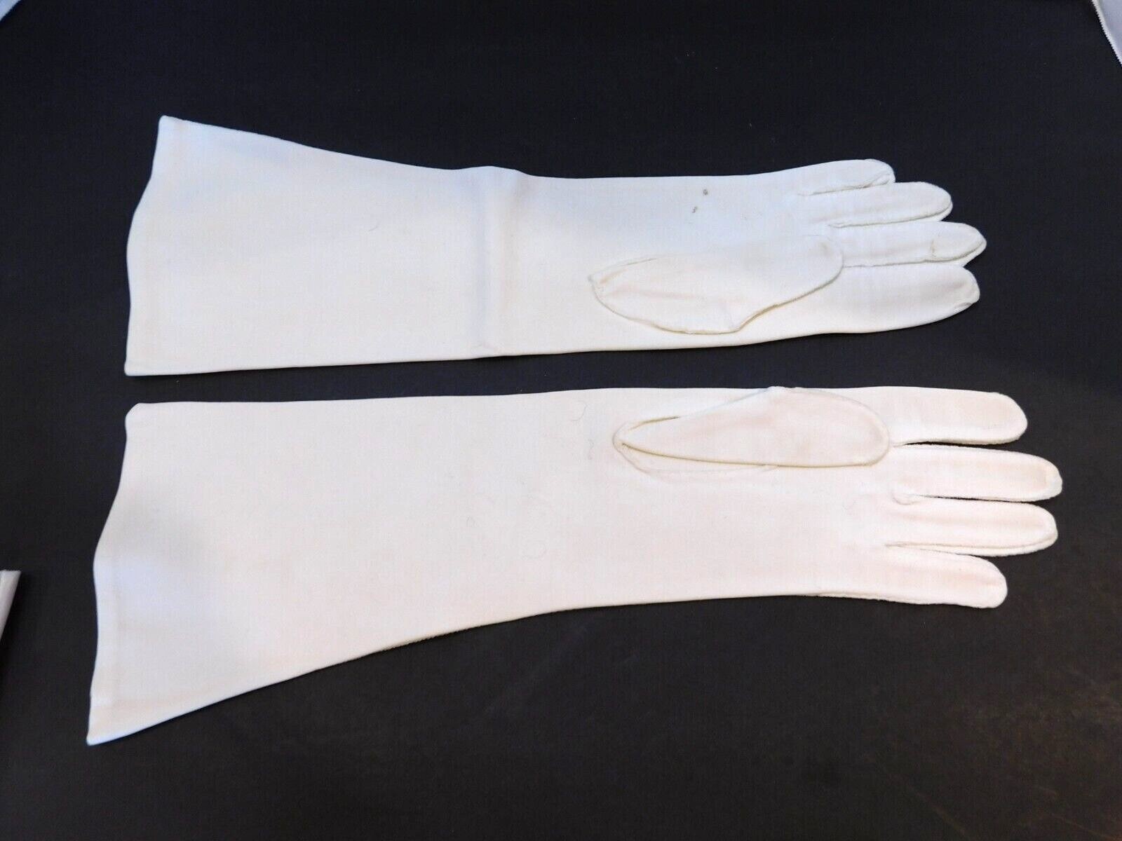 *DESIGNER LADIES WHITE COTTON DRESS GLOVES UNLINED SIZE 6.5 eBay
