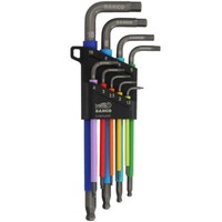 Bahco WinkelschlüSselsatz Multicolour Schraubendreher Satz Innensechskant 9 Tlg.