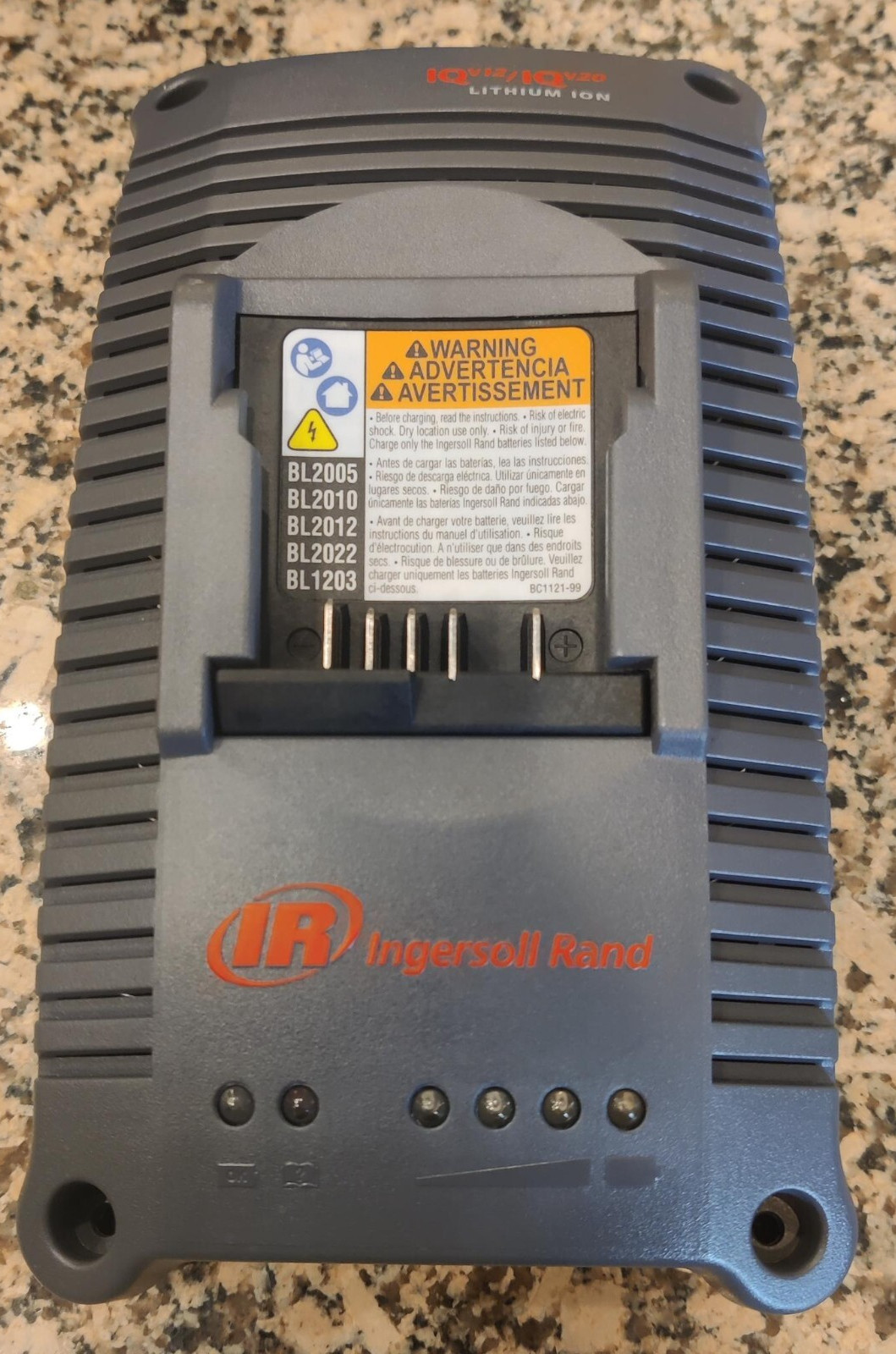 New - Ingersoll Rand BC1121 12V/20V Lithium Ion Battery Charger IQV12 & IQV20
