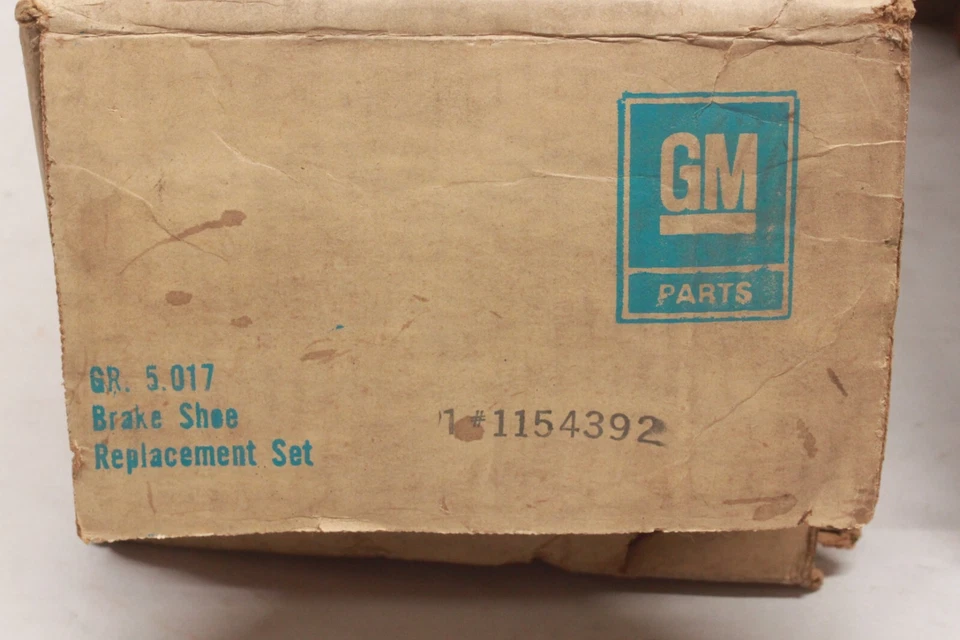 Juego de zapatas de freno trasero Chevrolet Impala Caprice 1971-76 12" x 2" GM 1154392 NUEVO DE STOCK Foto 2 de 4