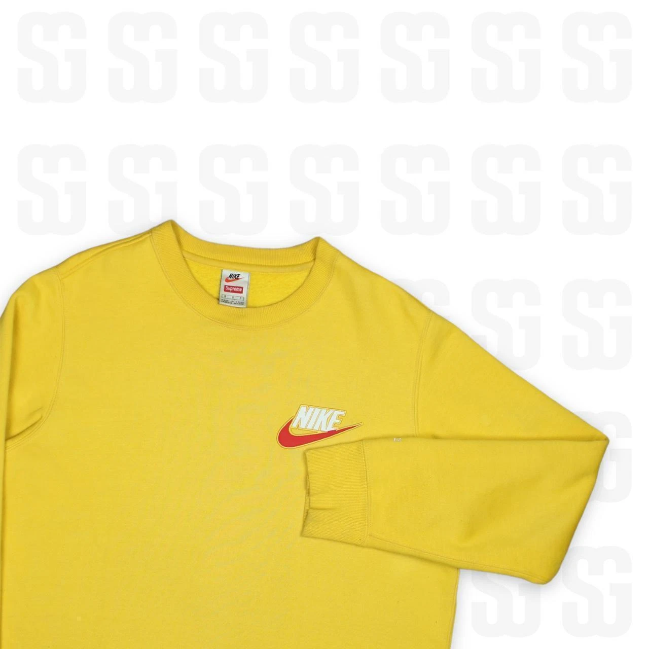 Sweat jaune Supreme x Nike taille S