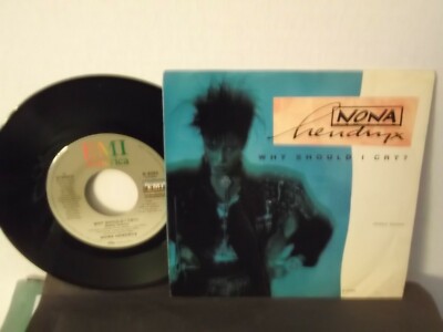 Nona Hendryx,EMI,''Why Should I Cry'',US,7'' 45 with P/S,1987 RnB classic,Mint
