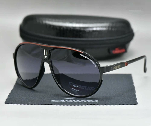 Herren Frame Carrera Sonnenbrille Damen Matte Retro Brille Mode UV400 Glasses DE - Bild 4 von 12