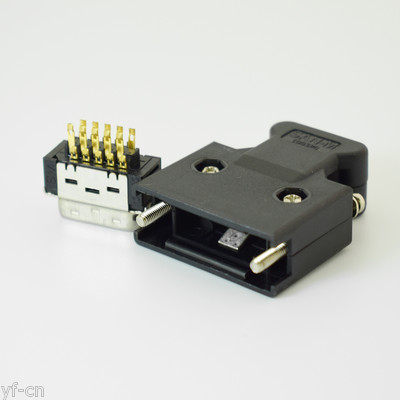4sets SCSI MDR Connectors 20Pin Replace for 10320-52F0-008 SCSI servo driver