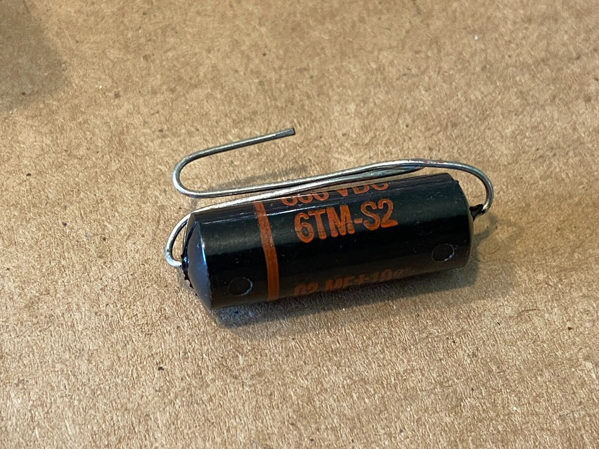 NOS Vintage Sprague .02 uf 600v Black Beauty Capacitor NOS Vintage Sprague .02 uf 600v Black Beauty Capacitor