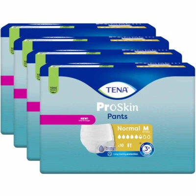 TENA Pants Normal Medium / M - 4 x 18 = 72 Stück (1 Karton)