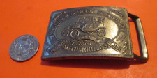 VINTAGE Henry Ford Detroit Automobiles Car Collectors Model T belt buckle