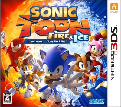 Nintendo 3DS Videospiel Japan Ver. Sonic Toon Fire & Ice CTR-P-BS6J Actionspiel
