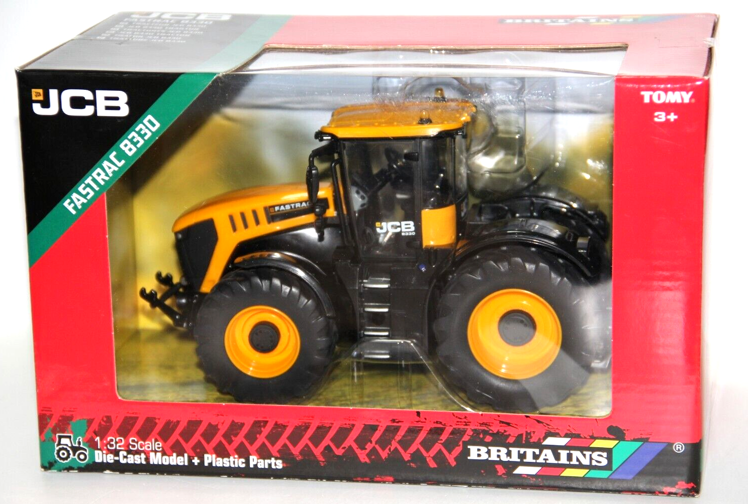 BRITAINS  1:32 DIE CAST  MEZZO DA LAVORO TRATTORE  JCB 8330     ART 43206