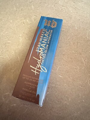 Urban Decay Hydromaniac Tinted Glow Moisturizer, 1.1 fl oz, 80 DEEP- #960 NIB