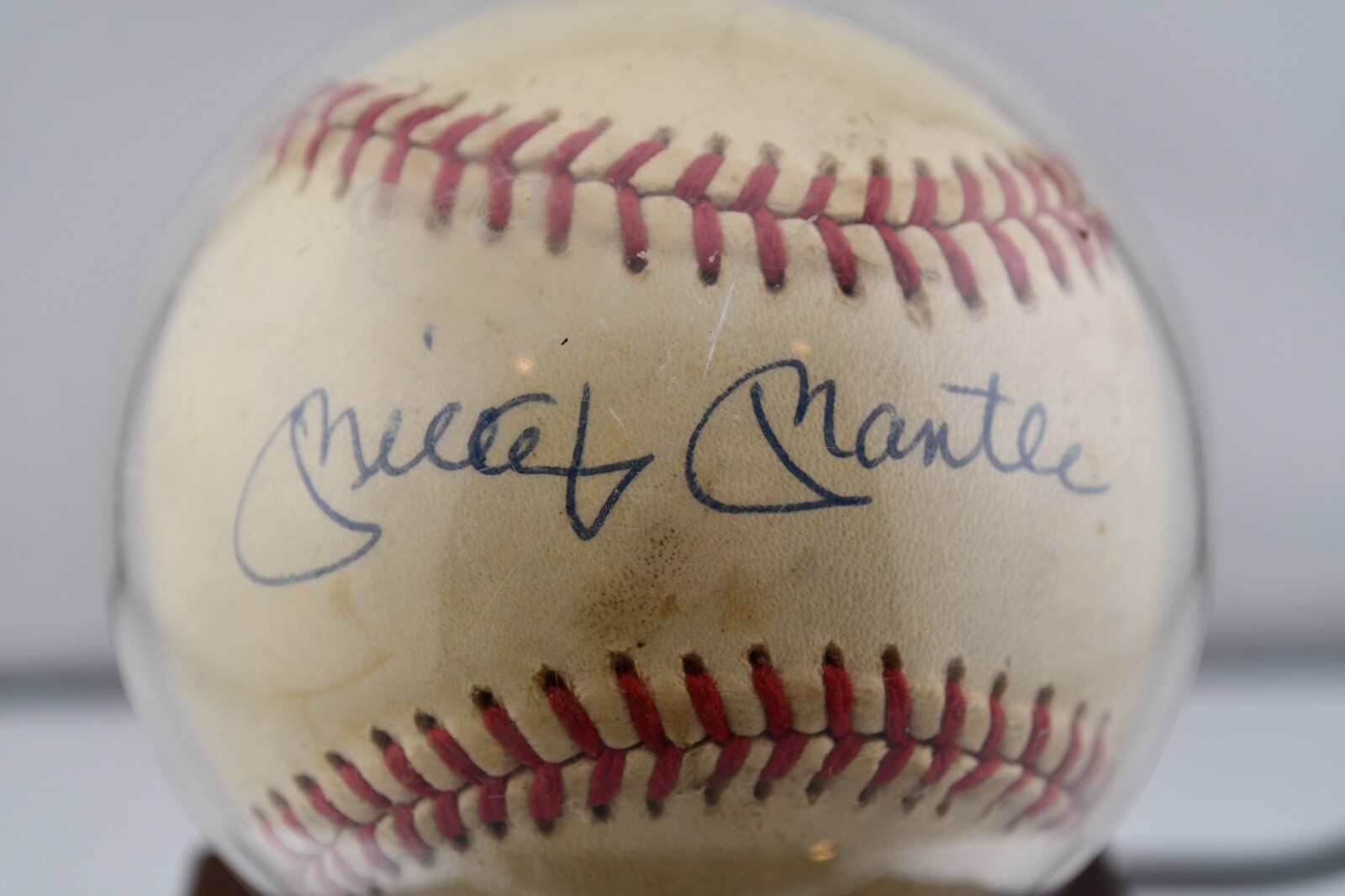 Mickey Mantle Signed Baseball eBay