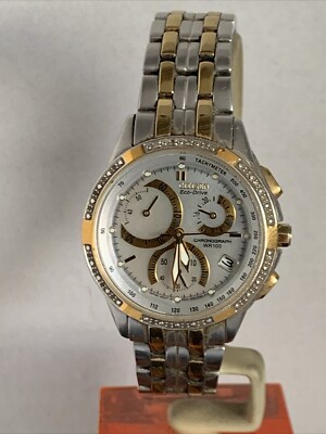 Citizen Ladies Calibre 4700 Chronograph Diamond Two Tone S