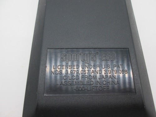 Sporty's E6B Electronic Flight Computer w/Manual, Reference Card & Soft Case L1 - Picture 6 of 8