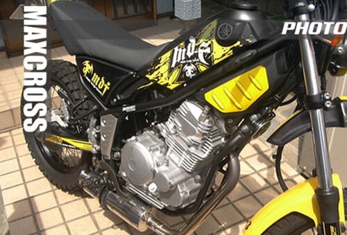 YAMAHA TRICKER 250 2005-2007 2008-2017 MAXCROSS GRAPHICS KIT DECALS KIT BLOODY1 - Picture 3 of 3