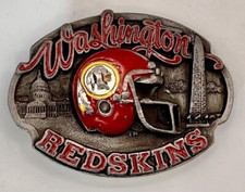 Washington Redskins. Vintage, Limited Edition Buckle and custom handmade belt.