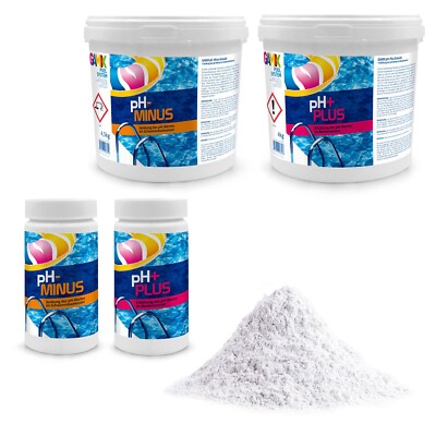 Gamix pH-Minus & pH-Plus Granulat für Pool | pH-Regulierung 1 4,5 kg