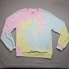 Dreamsicle Sweater Youth Junior XL Tie Dye Long Sleeve Pullover