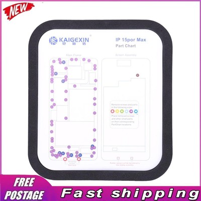 Professional Guide Pad Magnetic Screw Keeper Chart Mat for iPhone 6-15 Pro Max