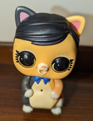 LOL Surprise Kitty Fuzzy Fan Interactive Pet Doll Meows Head and