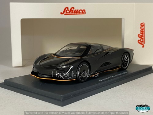 SCHUCO 1/43 MCLAREN SPEEDTAIL 2019 BLACK ART.450928700 - Picture 1 of 3