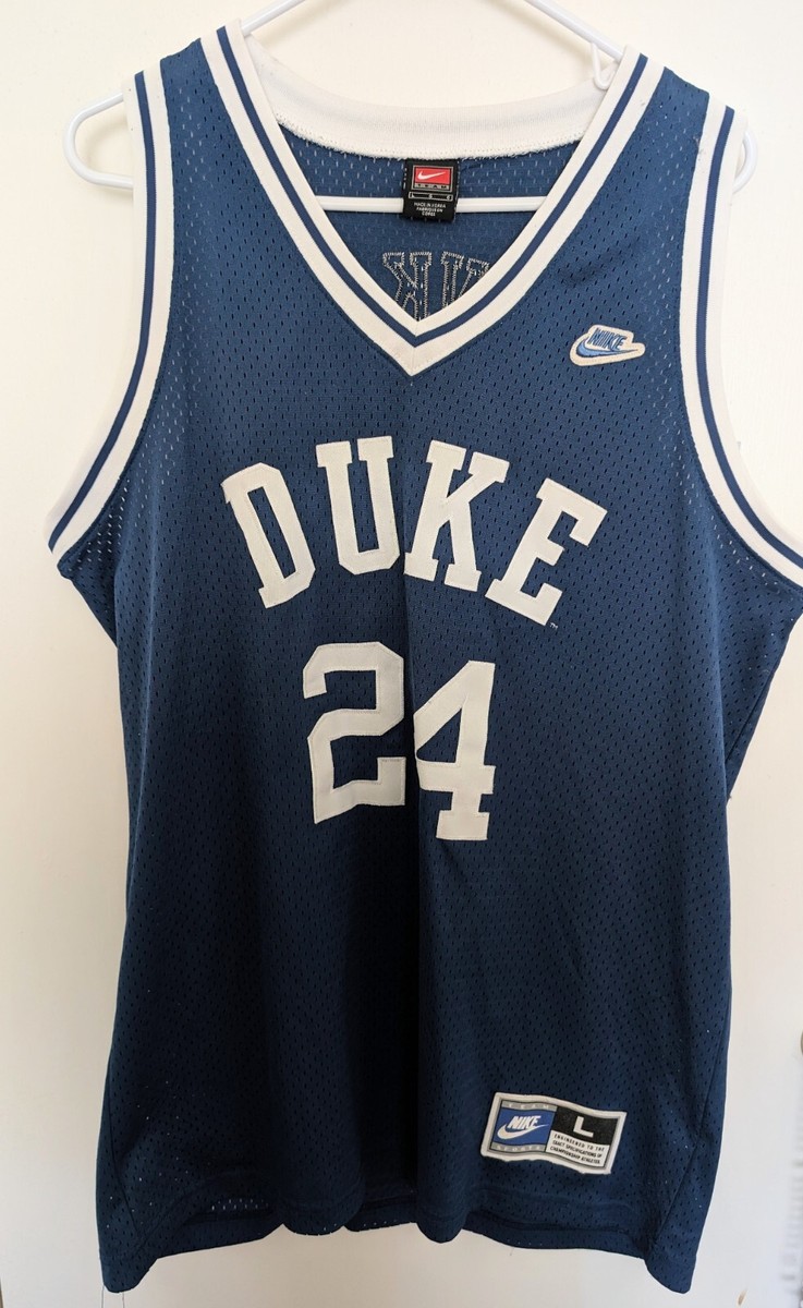 Johnny Dawkins #24 Duke Blue Devils Nike NCAA Blue Men's Large