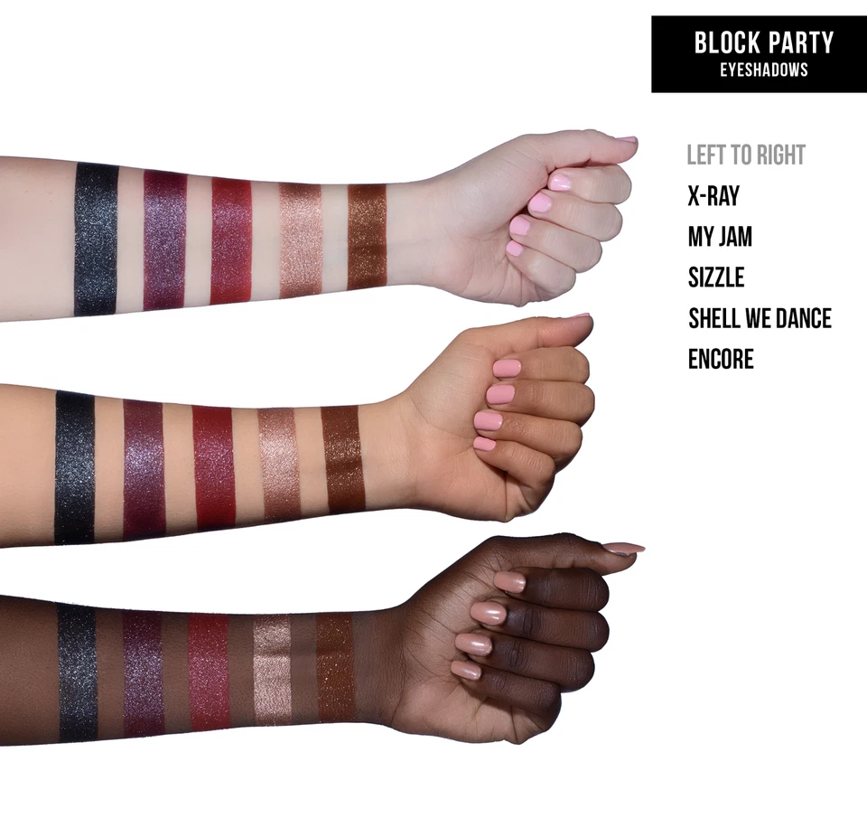 AUTHENTIC DOSE OF COLORS COSMETICS EYESHADOW BLOCK PARTY COLLECTION SIZZLE RED - Image 3 of 4