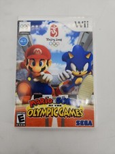 Nintendo Wii Disc Only TESTED Mario & Sonic at the Olympic Games Beijing W/ Case