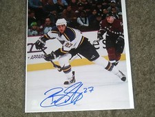 Bryce Salvadore Autographed Saint Louis Blues 8x10 Photo COA